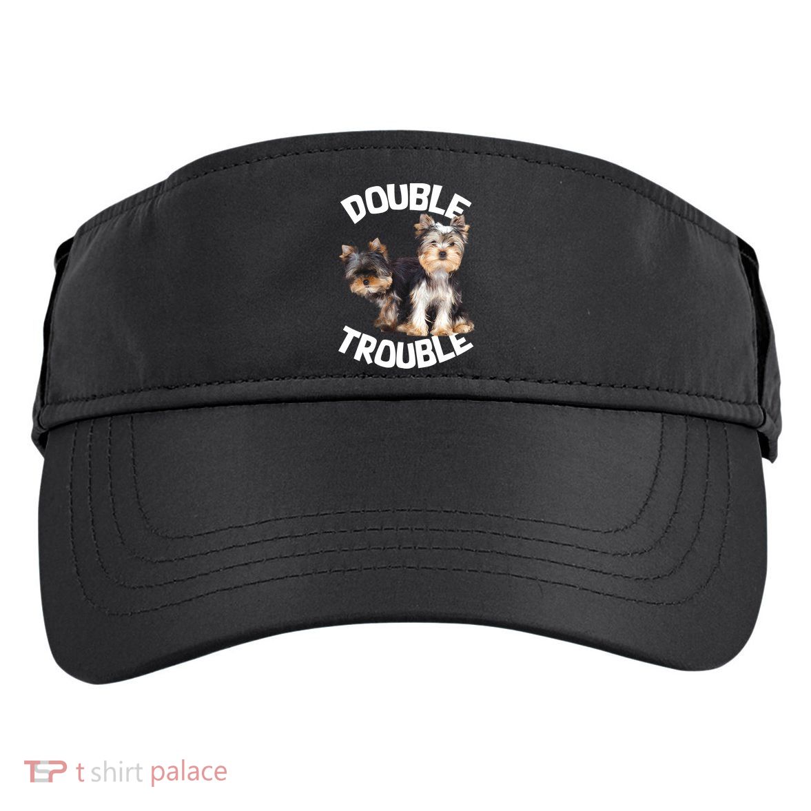 Yorkie Double Trouble Adult Drive Performance Visor
