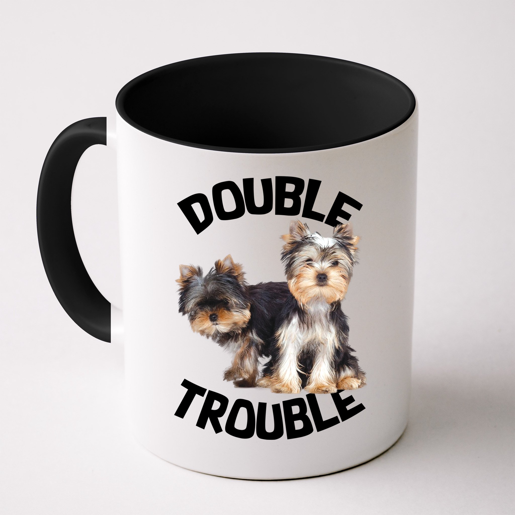 Yorkie Double Trouble Mug