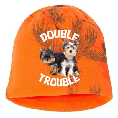 Yorkie Double Trouble Kati - Camo Knit Beanie