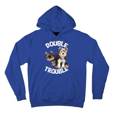 Yorkie Double Trouble Hoodie