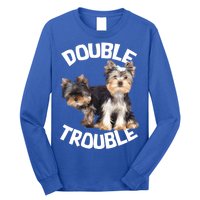 Yorkie Double Trouble Long Sleeve Shirt