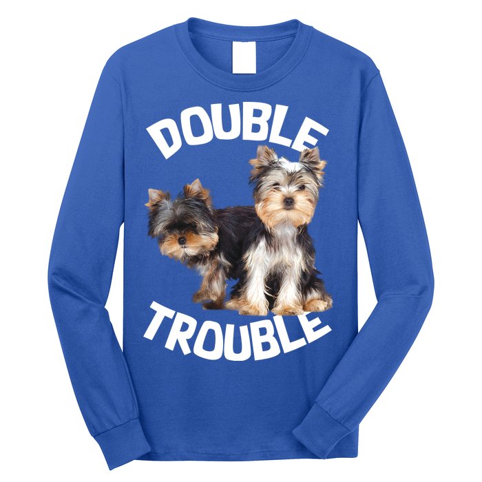 Yorkie Double Trouble Long Sleeve Shirt