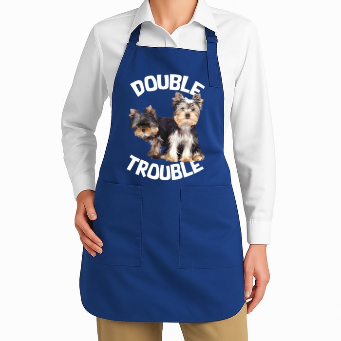 Yorkie Double Trouble Apron