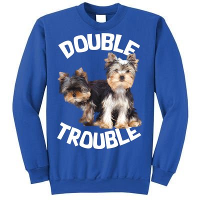 Yorkie Double Trouble Sweatshirt