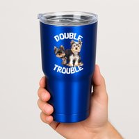 Yorkie Double Trouble Tumbler