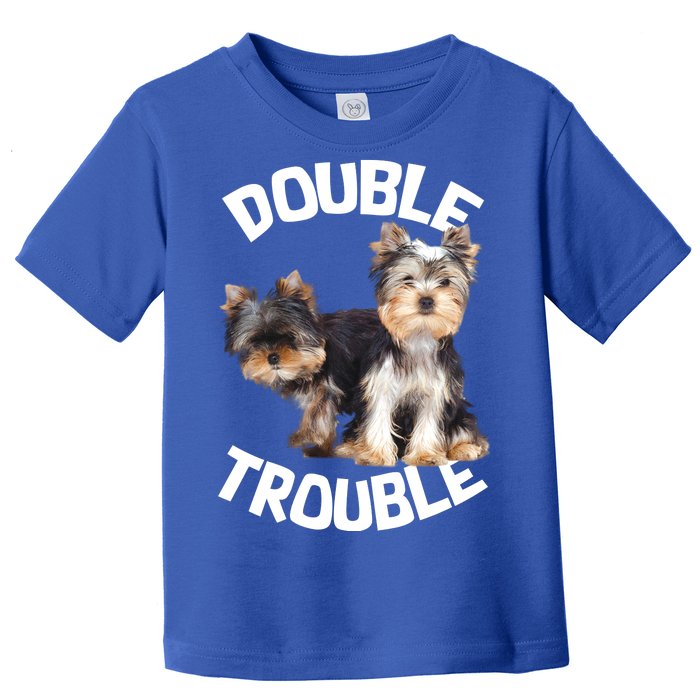 Yorkie Double Trouble Toddler T-Shirt