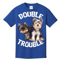 Yorkie Double Trouble Kids T-Shirt