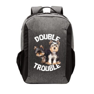 Yorkie Double Trouble Vector Backpack