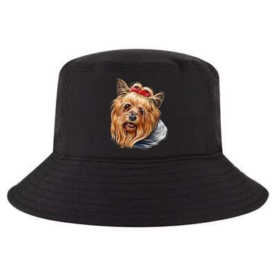 Yorkie Girl Cool Comfort Performance Bucket Hat