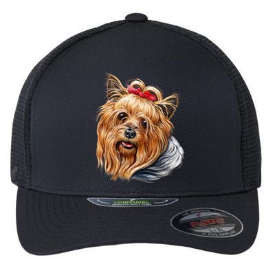 Yorkie Girl Flexfit Unipanel Trucker Cap