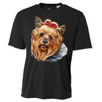 Yorkie Girl Cooling Performance Crew T-Shirt