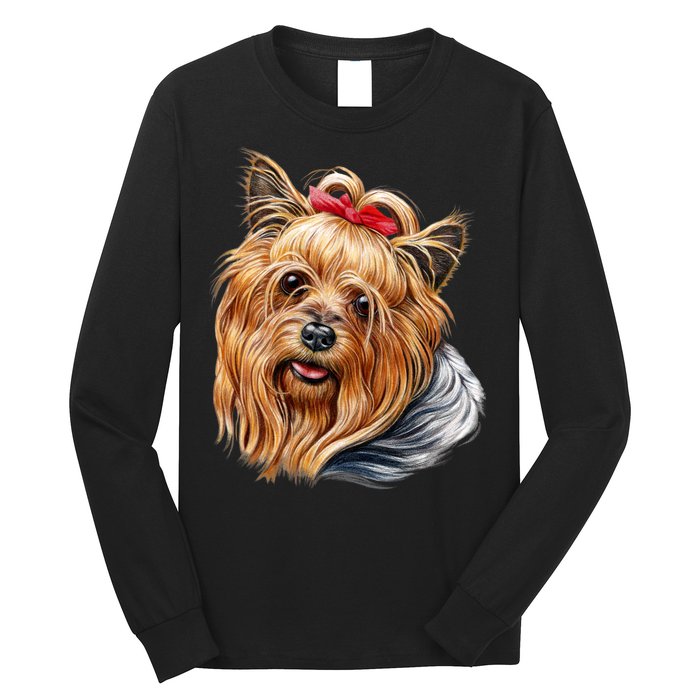 Yorkie Girl Long Sleeve Shirt