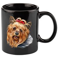 Yorkie Girl 11oz C Handle Ceramic Mug