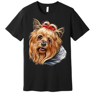 Yorkie Girl Premium T-Shirt