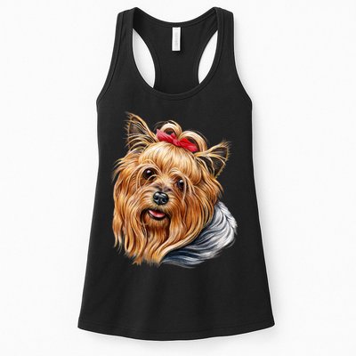 Yorkie Girl Womens Tank Top