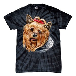 Yorkie Girl Tie-Dye T-Shirt