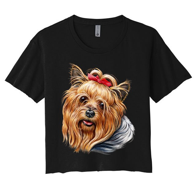 Yorkie Girl Crop Top