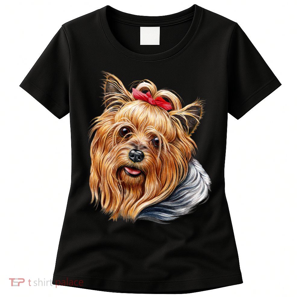 Yorkie Girl Womens T-Shirt