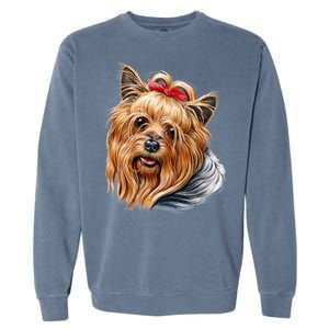 Yorkie Girl Garment-Dyed Sweatshirt