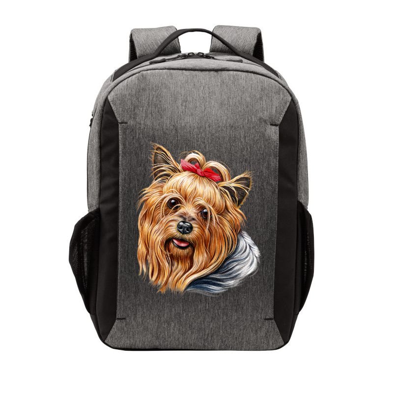 Yorkie Girl Vector Backpack