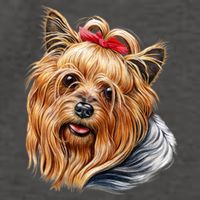 Yorkie Girl Vector Backpack