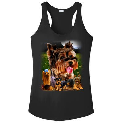 Yorkshire Terrier Ladies PosiCharge Competitor Racerback Tank