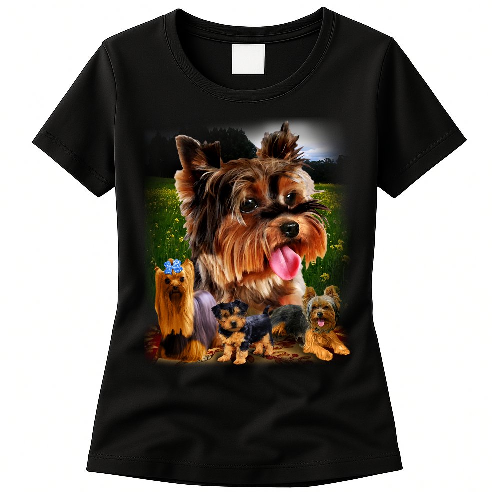 Yorkshire Terrier Womens T-Shirt