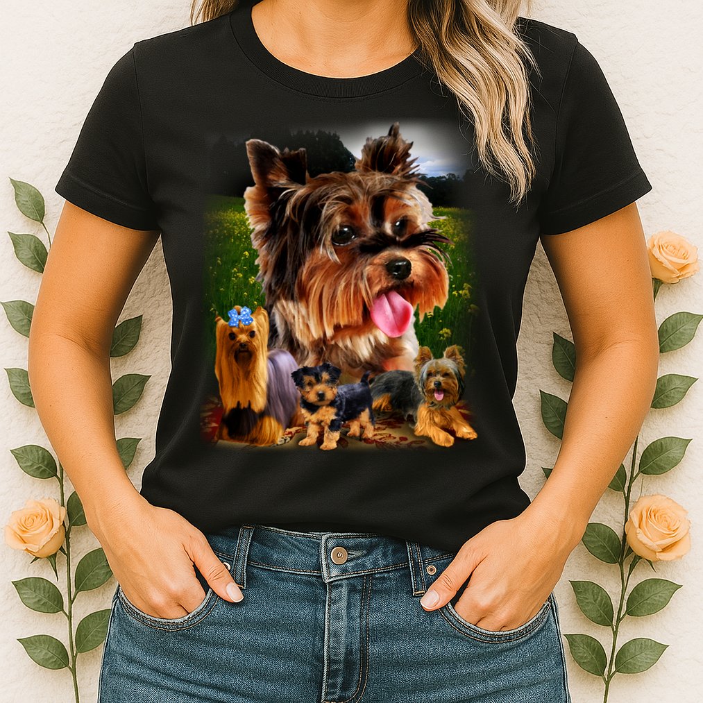 Yorkshire Terrier Womens T-Shirt