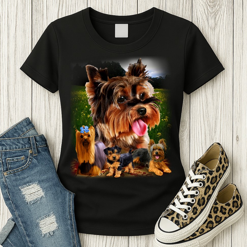 Yorkshire Terrier Womens T-Shirt