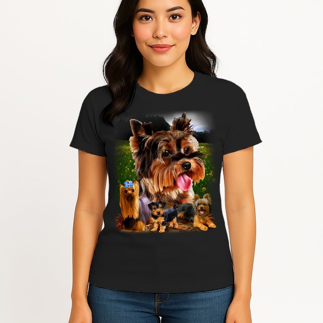 Yorkshire Terrier Womens T-Shirt