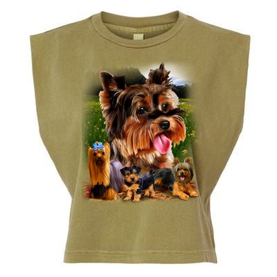 Yorkshire Terrier Garment-Dyed Women's Muscle Tee