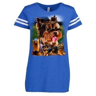 Yorkshire Terrier Enza Ladies Jersey Football T-Shirt