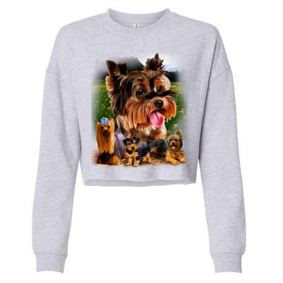 Yorkshire Terrier Cropped Pullover Crew