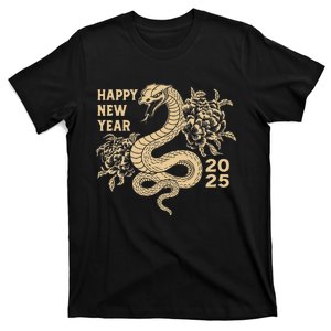 Year Of Snake 2025 Happy Lunar New Year 2025 Grandma Grandpa T-Shirt