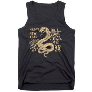 Year Of Snake 2025 Happy Lunar New Year 2025 Grandma Grandpa Tank Top