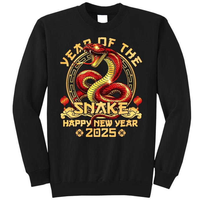 Year Of Snake 2025 Chinese New Year Happy Vietnamese Tet Tall Sweatshirt