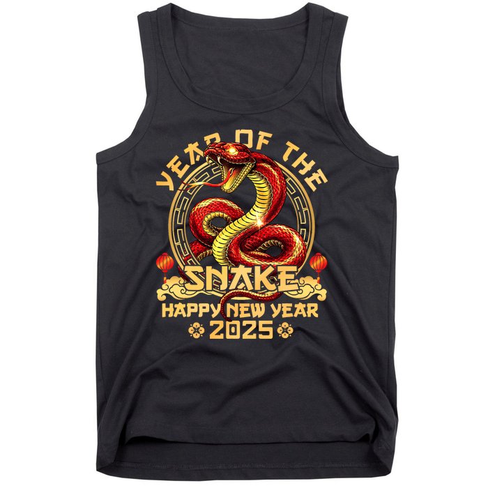 Year Of Snake 2025 Chinese New Year Happy Vietnamese Tet Tank Top