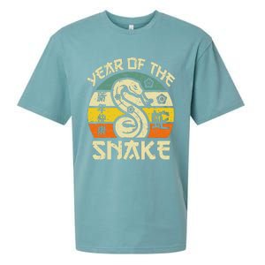 Year Of Snake 2025 Chinese New Year Snake Zodiac Sueded Cloud Jersey T-Shirt