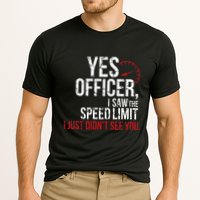 Yes Officer Speeding For Car Enthusiasts & Mechanics Performance Shirt