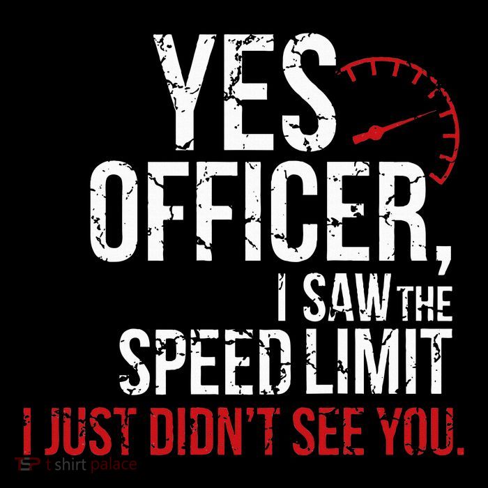 Yes Officer Speeding For Car Enthusiasts & Mechanics Flatbill Hat
