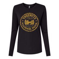 Yosemite National Park Womens Cotton Relaxed Long Sleeve T-Shirt