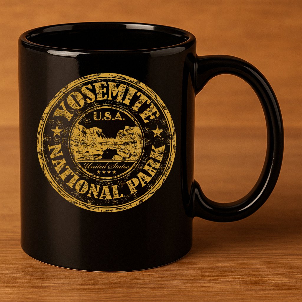 Yosemite National Park 11oz C Handle Ceramic Mug