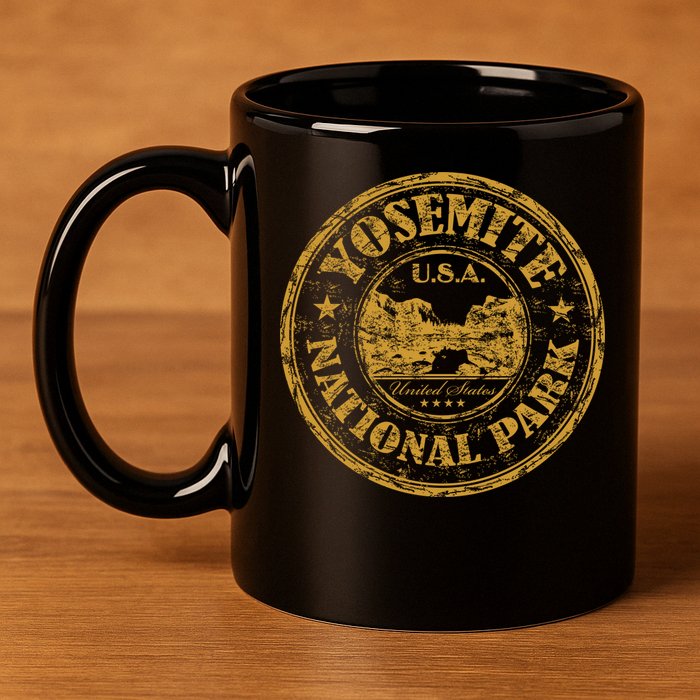 Yosemite National Park 11oz C Handle Ceramic Mug