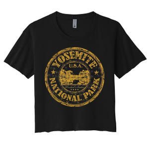 Yosemite National Park Women's Crop Top Tee