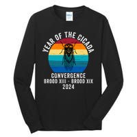 Year Of The Cicada Convergence Brood Xiii Brood Xix 2024 Tall Long Sleeve T-Shirt