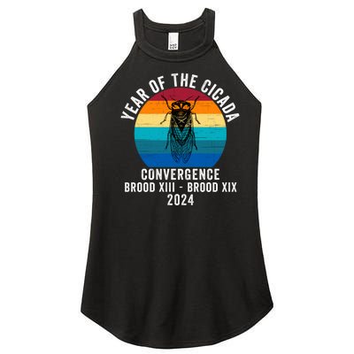 Year Of The Cicada Convergence Brood Xiii Brood Xix 2024 Women’s Perfect Tri Rocker Tank