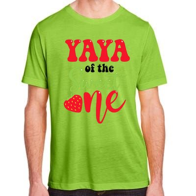 Yaya Of The Sweet One Strawberry Summer First Birthday Adult ChromaSoft Performance T-Shirt