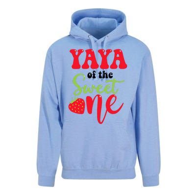 Yaya Of The Sweet One Strawberry Summer First Birthday Unisex Surf Hoodie