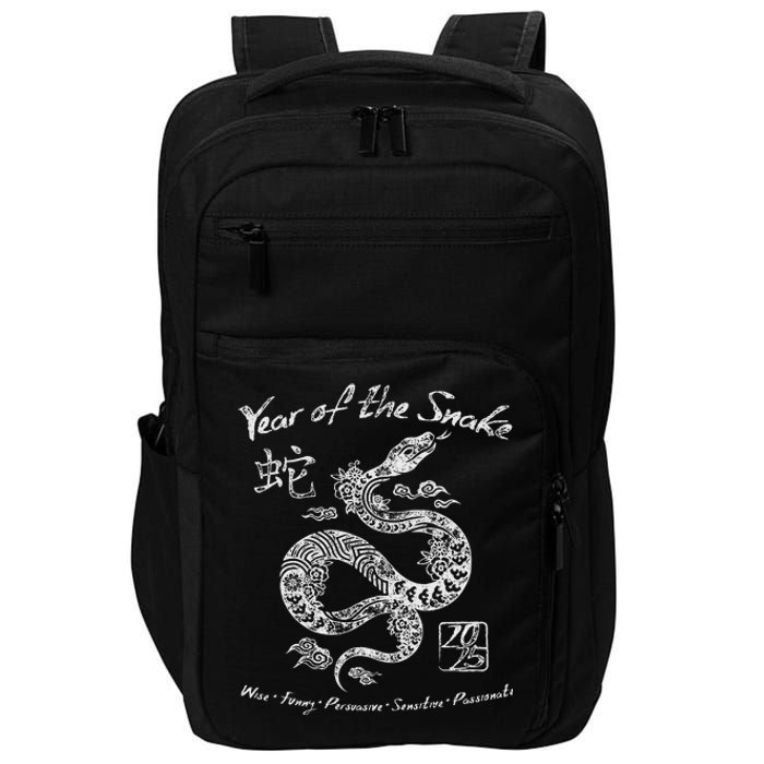 Year Of The Snake Traits Chinese Zodiac Lunar New Year 2025 Impact Tech Backpack