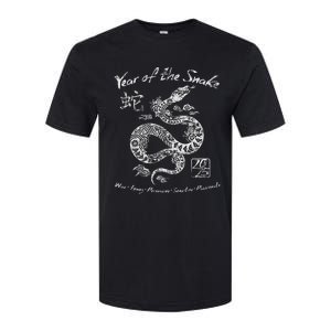 Year Of The Snake Traits Chinese Zodiac Lunar New Year 2025 Softstyle CVC T-Shirt